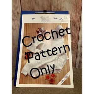 New Peter Pan DK Hooded Baby Cape Easy Level Crochet Pattern